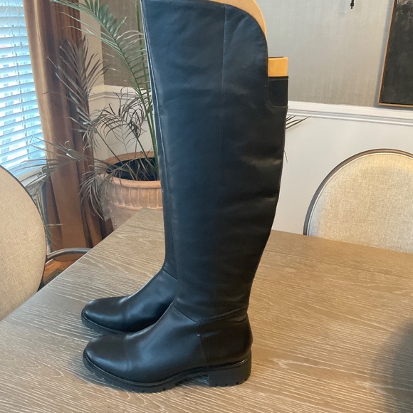 Cole Haan leather over the knee waterproof boots, size 11 - Picture 2 of 4